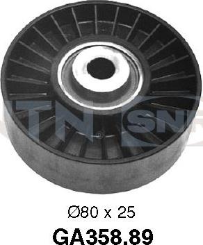 SNR GA358.89 - Rola ghidare / conducere, curea transmisie parts5.com