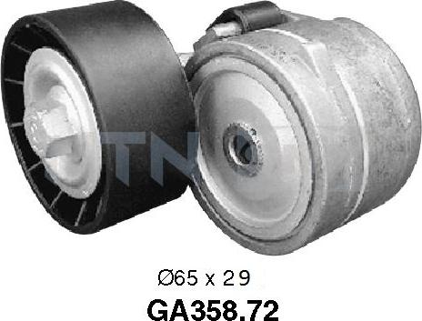 SNR GA358.72 - Паразитна / водеща ролка, пистов ремък parts5.com