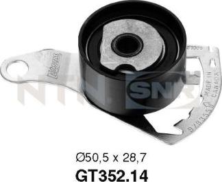 SNR GT352.14 - Rola intinzator,curea distributie parts5.com