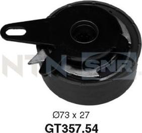 SNR GT357.54 - Poulie-tendeur, courroie de distribution parts5.com