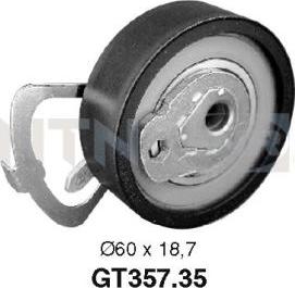 SNR GT357.35 - Poulie-tendeur, courroie de distribution parts5.com