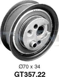 SNR GT357.22 - Tensioner Pulley, timing belt parts5.com