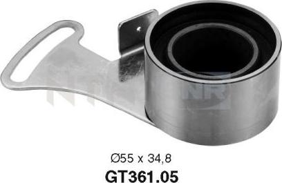 SNR GT361.05 - Tensioner Pulley, timing belt parts5.com