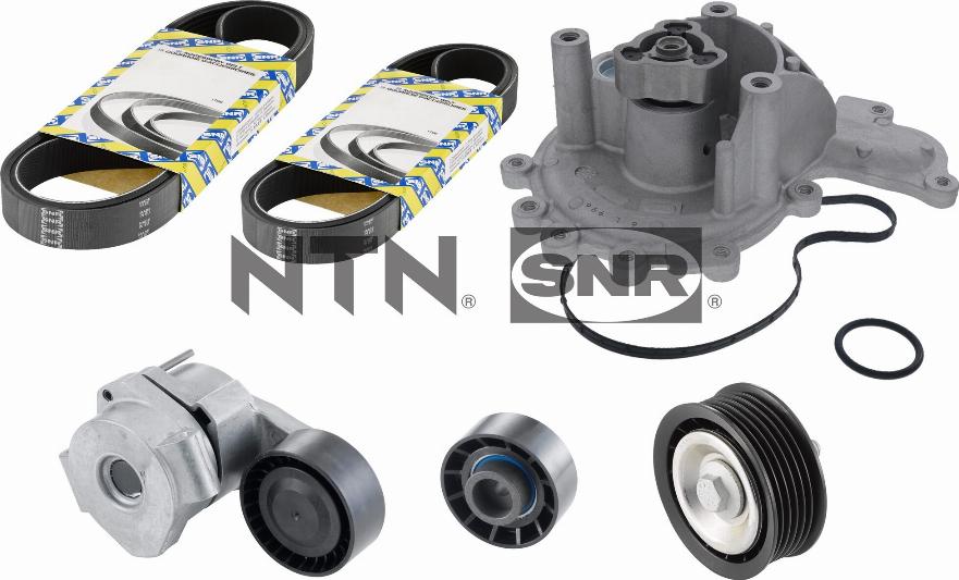 SNR KAP859.440 - Водна помпа + комплект пистови ремъци клиновидно оребряване parts5.com