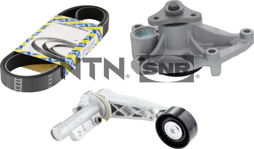 SNR KAP859.400 - Su pompası + tırnaklı kayış takımı parts5.com