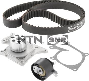 SNR KDP455.640 - Vízpumpa + fogasszíj készlet parts5.com