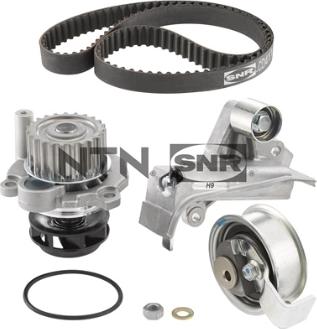 SNR KDP457.450 - Pompa wodna + zestaw paska rozrządu parts5.com