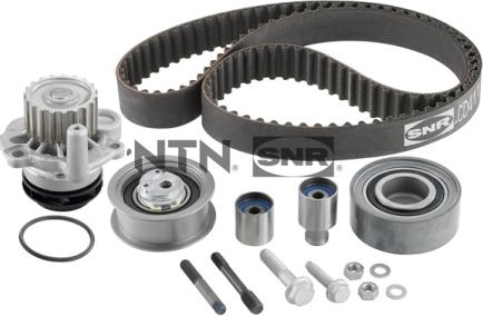 SNR KDP457.370 - Pompa wodna + zestaw paska rozrządu parts5.com