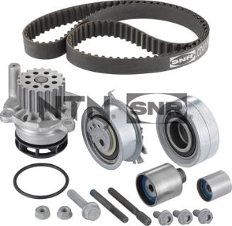 SNR KDP457.730 - Водяной насос + комплект зубчатого ремня parts5.com