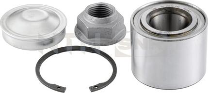 SNR R155.122 - Kerékcsapágy készlet parts5.com