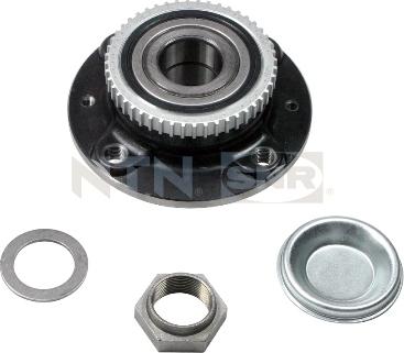 SNR R166.23 - Juego de cojinete de rueda parts5.com