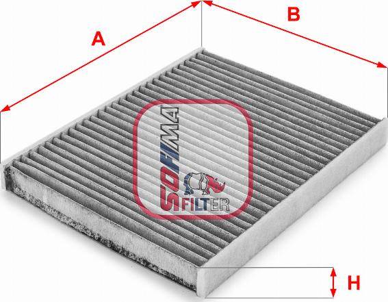 Sofima S 4103 CA - Filtru, aer habitaclu parts5.com