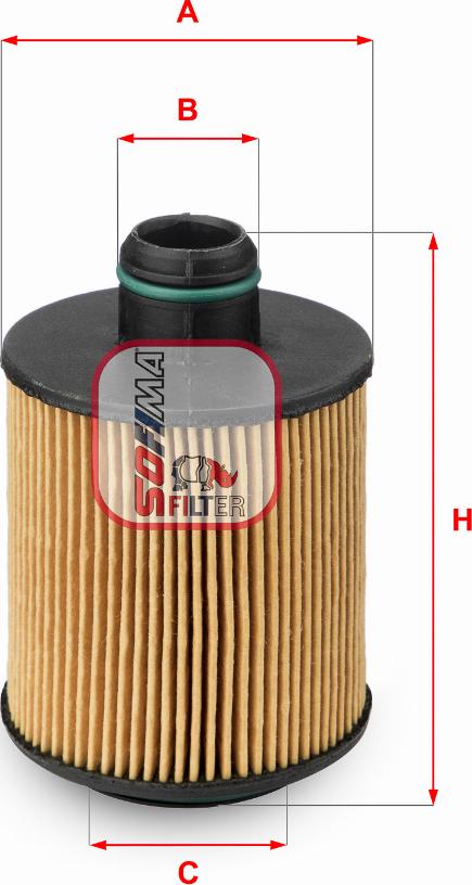 Sofima S 5061 PE - Oil Filter parts5.com