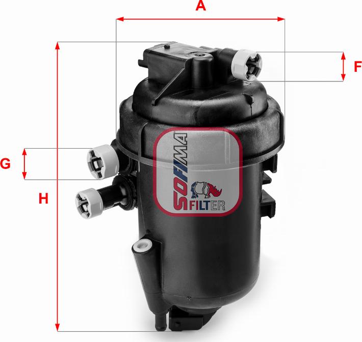 Sofima S 5084 GC - Filtro combustible parts5.com