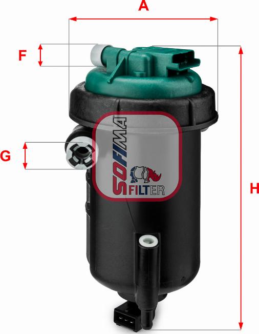 Sofima S 5148 GC - Filtru combustibil parts5.com