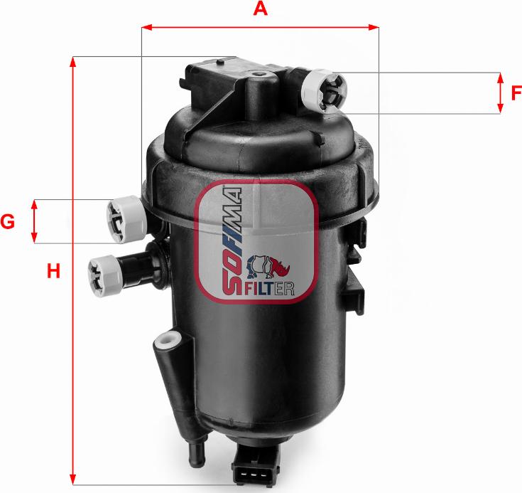 Sofima S 5112 GC - Filtru combustibil parts5.com