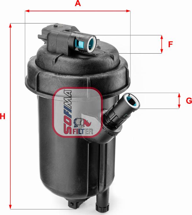 Sofima S 5125 GC - Φίλτρο καυσίμου parts5.com