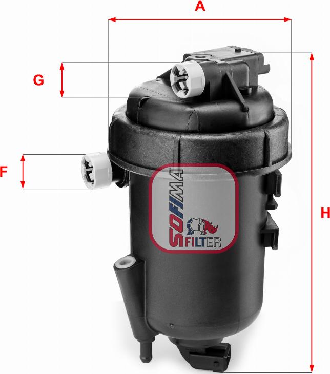 Sofima S 5179 GC - Filtru combustibil parts5.com