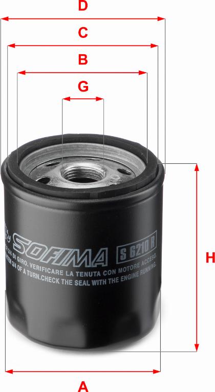 Sofima S 6210 R - Oil Filter parts5.com