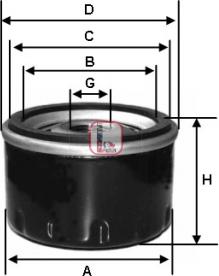 Sofima S 7000 R - Öljynsuodatin parts5.com