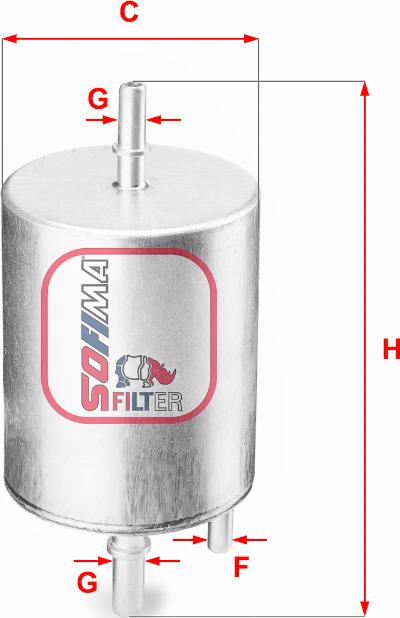 Sofima S 1919 B - Fuel filter parts5.com