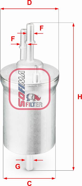 Sofima S 1840 B - Fuel filter parts5.com