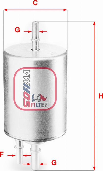 Sofima S 1831 B - Fuel filter parts5.com