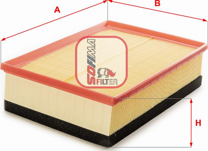 Sofima S 3556 A - Воздушный фильтр parts5.com