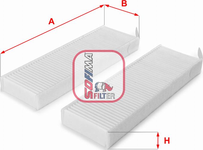 Sofima S 3154 C - Filtre, air de l'habitacle parts5.com