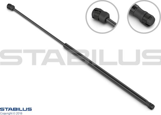 STABILUS 9588FB - Pneumatická pružina, zavazadlový / nákladový prostor parts5.com