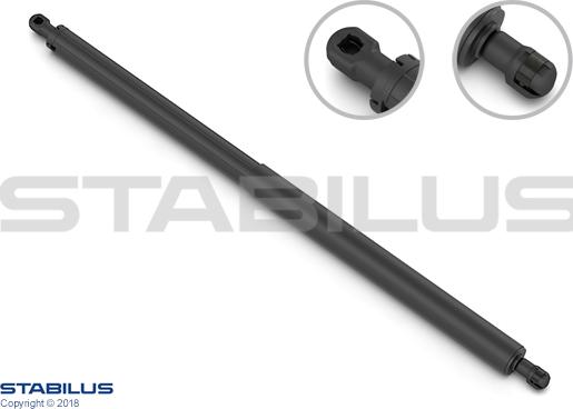 STABILUS 433572 - Pneumatická pružina, zavazadlový / nákladový prostor parts5.com