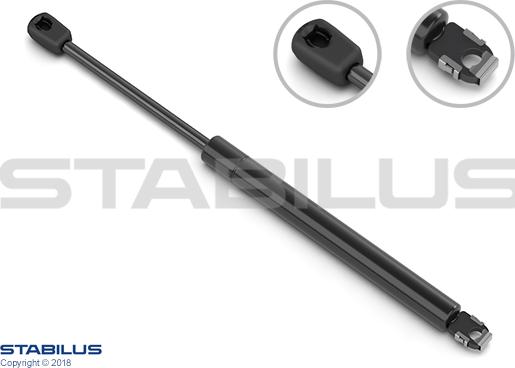 STABILUS 051387 - Muelle neumático, capó de motor parts5.com