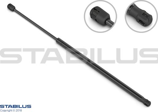 STABILUS 8453CR - Muelle neumático, maletero / compartimento de carga parts5.com