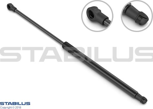 STABILUS 308105 - Газовая пружина, заднее стекло parts5.com