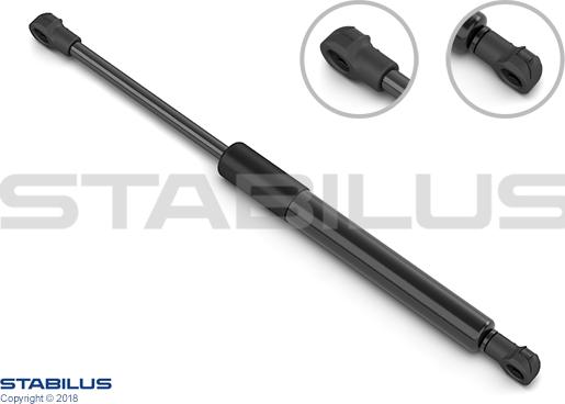 STABILUS 018254 - Muelle neumático, maletero / compartimento de carga parts5.com