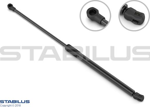 STABILUS 024073 - Pneumatická pružina, zavazadlový / nákladový prostor parts5.com