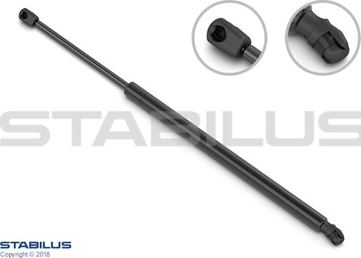 STABILUS 2573WU - Plinska vzmet, Prostor za prtljago / prtljaznik parts5.com