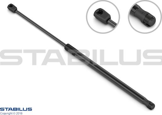 STABILUS 763370 - Muelle neumático, maletero / compartimento de carga parts5.com