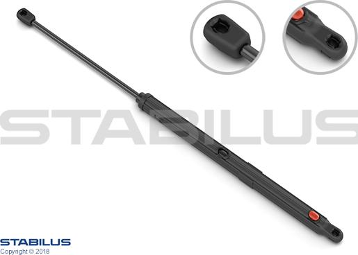 STABILUS 3477XW - Muelle neumático, capó de motor parts5.com