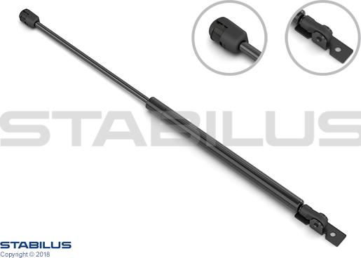 STABILUS 9591FD - Sprężyna gazowa, pokrywa komory silnika parts5.com