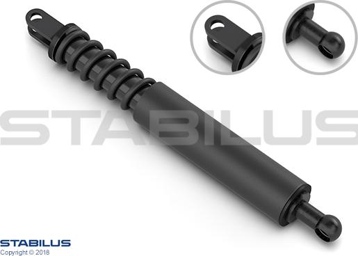 STABILUS 8889KR - Gas Spring, boot, cargo area parts5.com