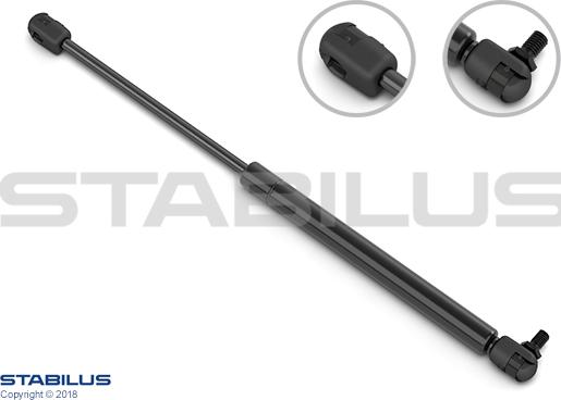 STABILUS 2482LQ - Muelle neumático, tapa compartimiento de equipos parts5.com