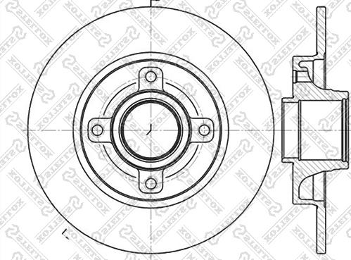 Jurid 562938JC-1 - Disc frana parts5.com