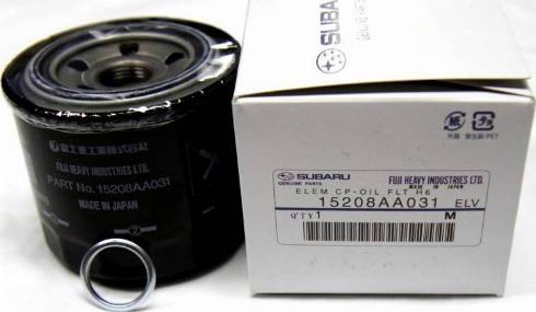 Subaru 15208AA031 - Oil Filter parts5.com