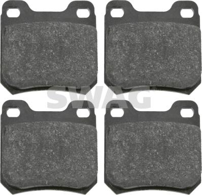 Swag 40 91 6155 - Brake Pad Set, disc brake parts5.com