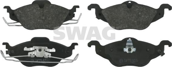 Swag 40 91 6233 - Brake Pad Set, disc brake parts5.com