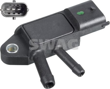 Swag 55 10 3171 - Sensor, exhaust pressure parts5.com