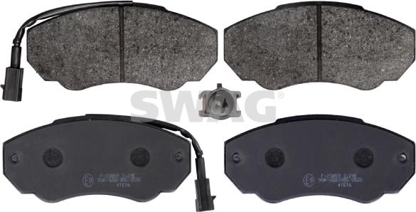 Swag 62 11 6049 - Brake Pad Set, disc brake parts5.com