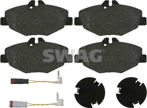 Swag 10 91 6452 - Bremsbelagsatz, Scheibenbremse parts5.com