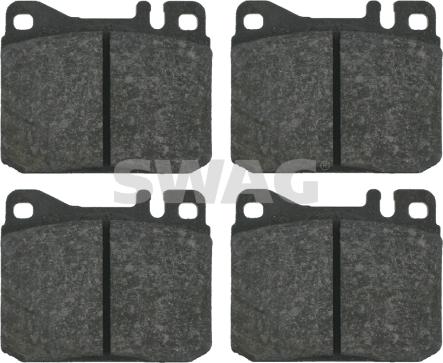 Swag 10 91 6045 - Set placute frana,frana disc parts5.com